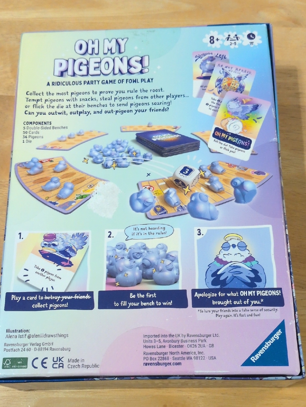 Oh My Pigeons! Party Game - Picture 2 of 6